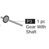03-69000P3 Gear With Shaft