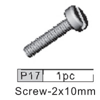 17-3530P17 P17 Screw- 2x10mm