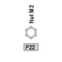 22-3730P22 P22 Nut M2