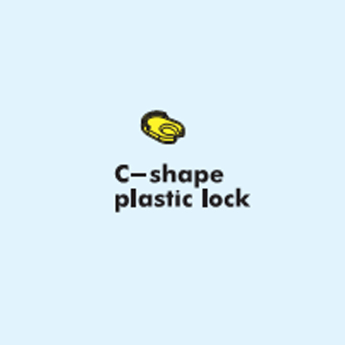 14-3891700P14 C-Shape Plastic Lock