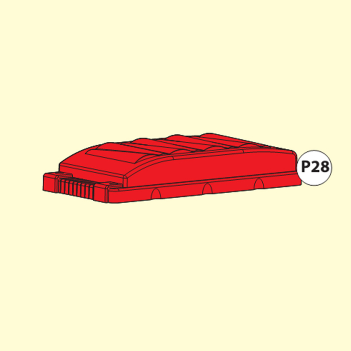 28-3910200P28 Plastic Part Red 2