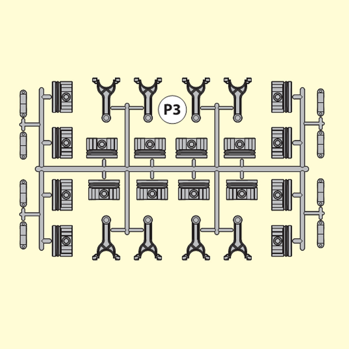 03-3910200P3 Plastic Part Gray