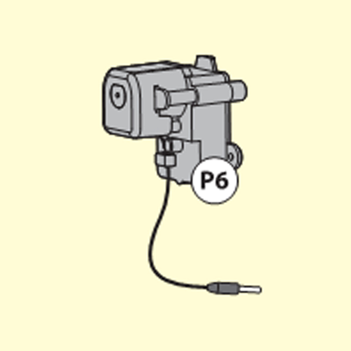 06-3910200P6 Plastic Part Gray W/ Wire