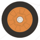 10- 400400P10 Trike Rear-wheel