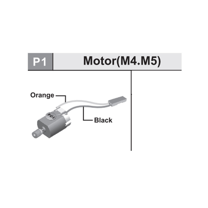01-535V2P1 Motor (M4.M5) (Org/Blk)