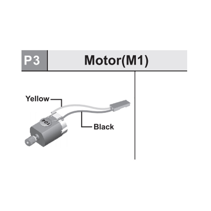 03-535V2P3 Motor (M1) (Ylw/Blk)