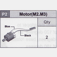 02-5350P2 Motor (M2.M3) (Blue/Black)