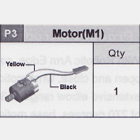 03-5350P3 Motor (M1) (Yellow/Black)