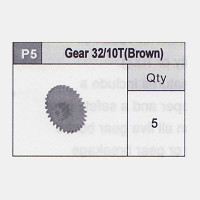 05-5350P5 Gear 32/10T (Brown)