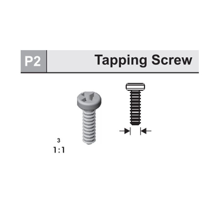 29-535V2WCBP2 Tapping screw (3x10)