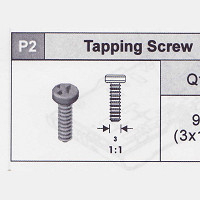 33-535WCBP2 Tapping Screw (3x10)