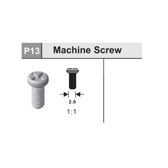 13-53700P13 Machine screw