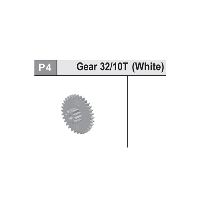 04-53700P4 Gear (White)