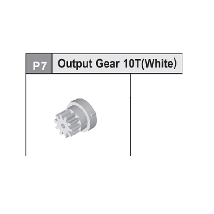 07-53700P7 Output gear (White)