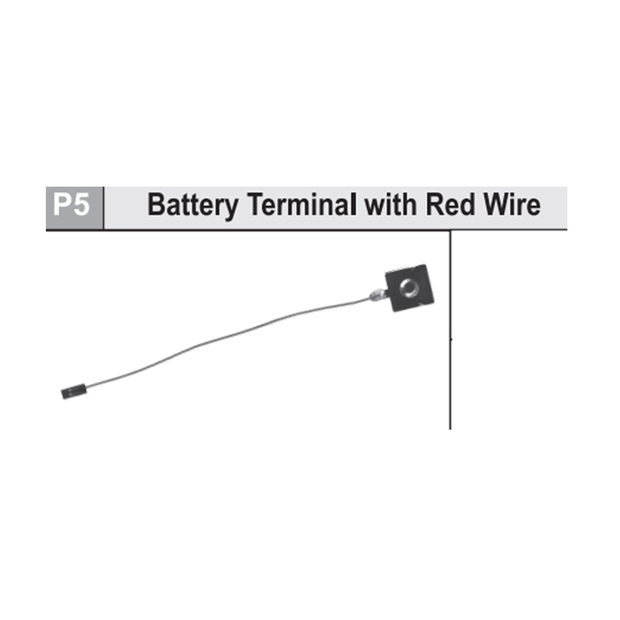 32-53700WCBP5 Battery terminal with red wire