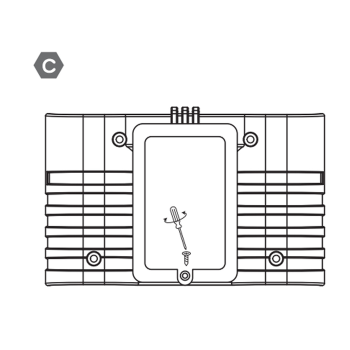 36-53700WCBPP9 Plastic Part C (wireless control box)