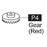 04-61700P4 Gear (Red)