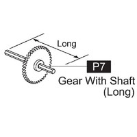 07-61700P7 Gear With Shaft (Long)