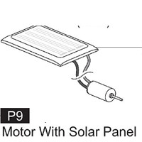 09-61700P9 Motor With Solar Panel