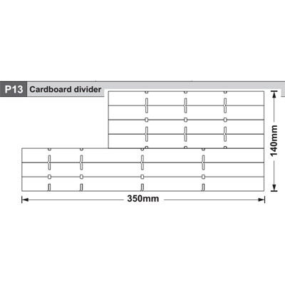 13-61800P13 CardboardDivider