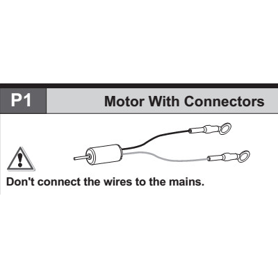 01-61800P1 Motor WithConnectors
