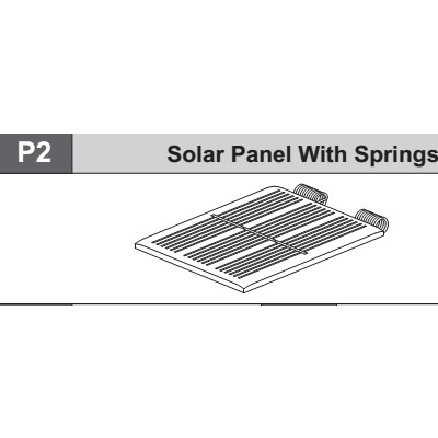 02-61800P2 Solar Panel With Springs