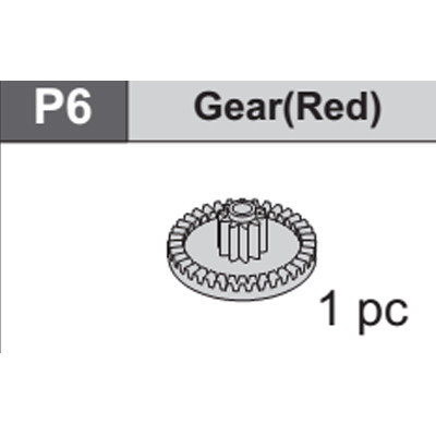 06-61800P6 Gear (Red)