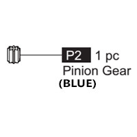 02-64100P2  Pinion Gear (Blue)