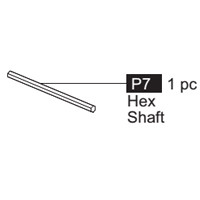 07-64100P7 Hex Shaft