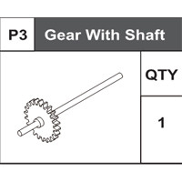 03-75000P3 Gear With Shaft