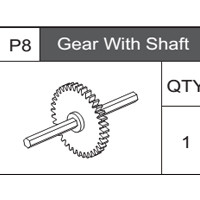 08-75300P8  Gear With Shaft