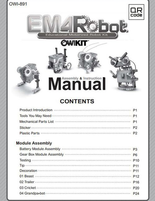 EM4 Robot Manual