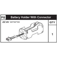 16-89200P16 Battery Holder W/ Connector