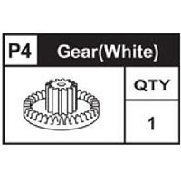 04-89200P4  Gear (White)