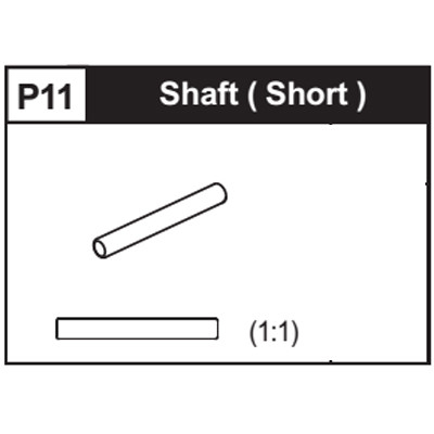 11-89300P11 Shaft (Short)