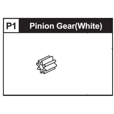 01-89300P1 PinionGear (White)