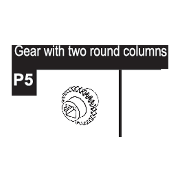 05-96200P5 Gear With two round columns