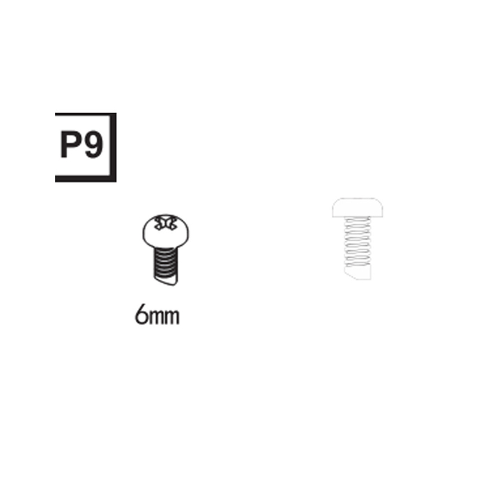 09-99500P9 Self-tapping screw (borderless)