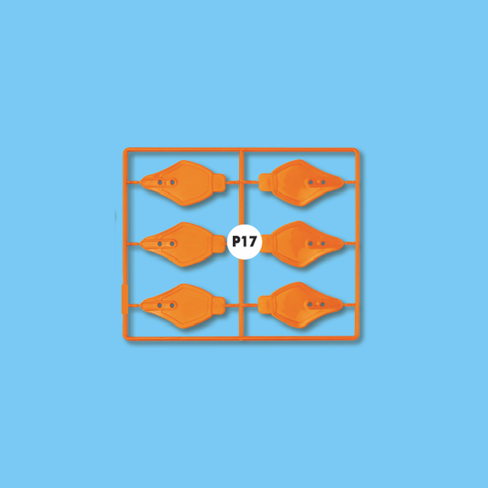 17-3652400P17 Orange Plastic Part 1
