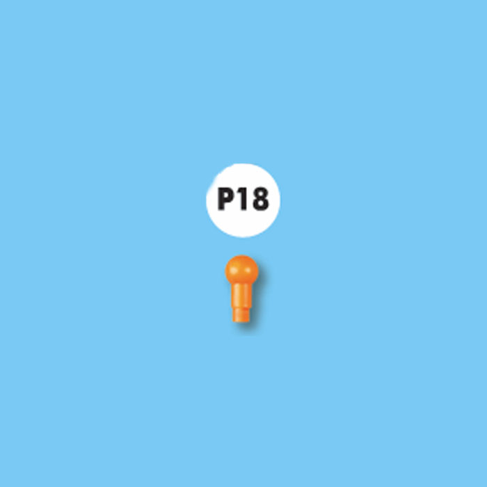 18-3652400P18 Orange Plastic Part 2