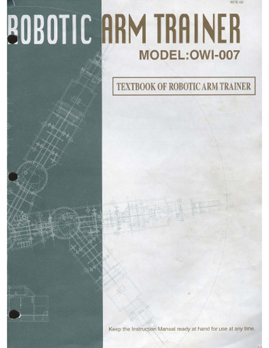 Robotic Arm Trainer Manual