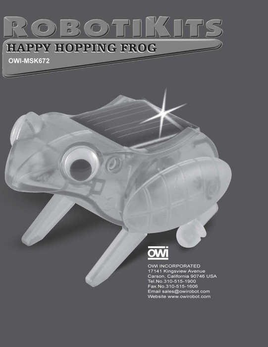 Happy Hopping Frog Manual