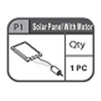 01-67200P1 Solar Panel With Motor