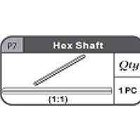 07-67200P7 Hex Shaft