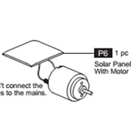 06-68100P6 Solar Panel With Motor