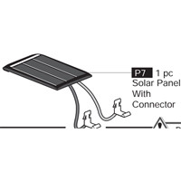 07-69000P7 Solar Panel With Connector