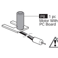 08-69100P8  Motor With PC Board
