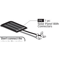 09-69100P9  Solar Panel With Connectors