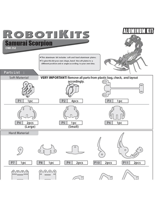 Samurai Scorpion Manual