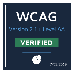 WCAG verified